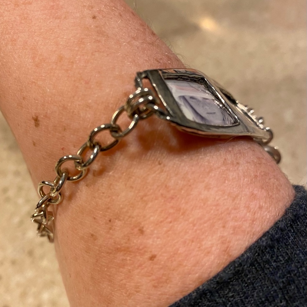 Sterling silver photo bracelet by Michele Baratta Jewelry - Picture 3 of 6